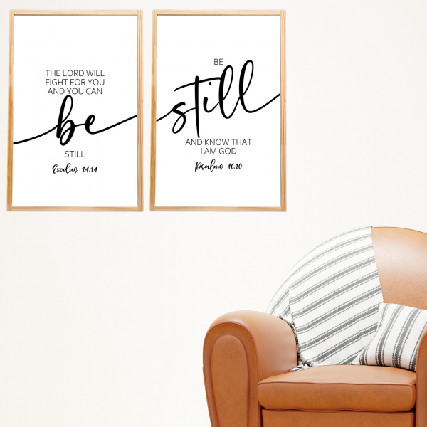 Be Still Vinyl Decal - Wall Art